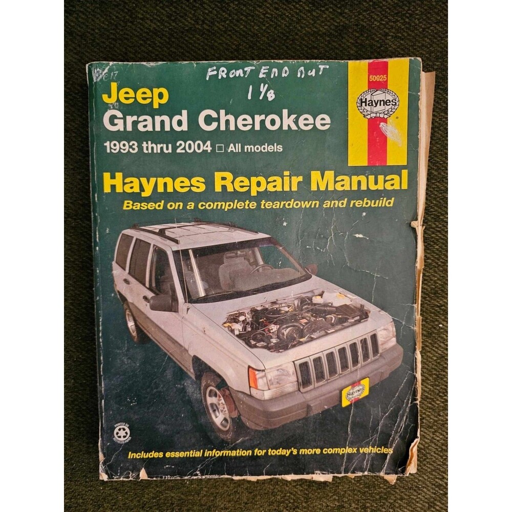 Jeep Grand Cherokee Haynes Repair Manual #50025